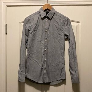Gray H&M button-down dress shirt